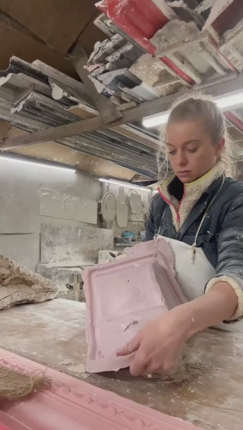 Load video: mary working in her work shop